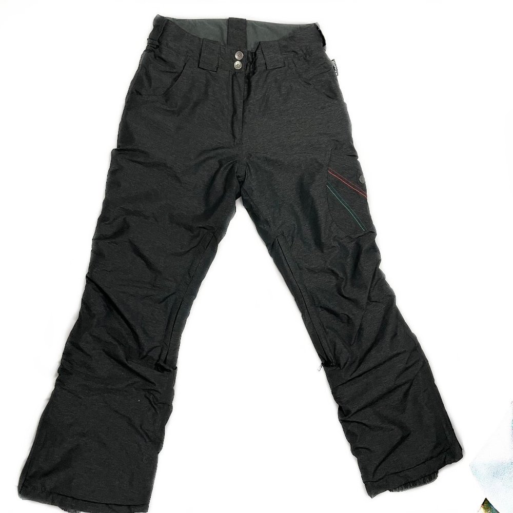 Firefly AquaMax Elite Girls Ski Pants Charcoal - Youth/Large  -Like New